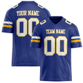 Personalized Royal White Solid Colour Football Jersey FT02240730RO489