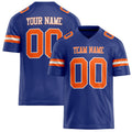 Personalized Royal Orange Solid Colour Football Jersey FT02240730RO490