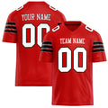 Personalized Scarlet White Solid Colour Football Jersey FT02240730SC503