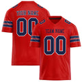 Personalized Scarlet Navy Solid Colour Football Jersey FT02240730SC505