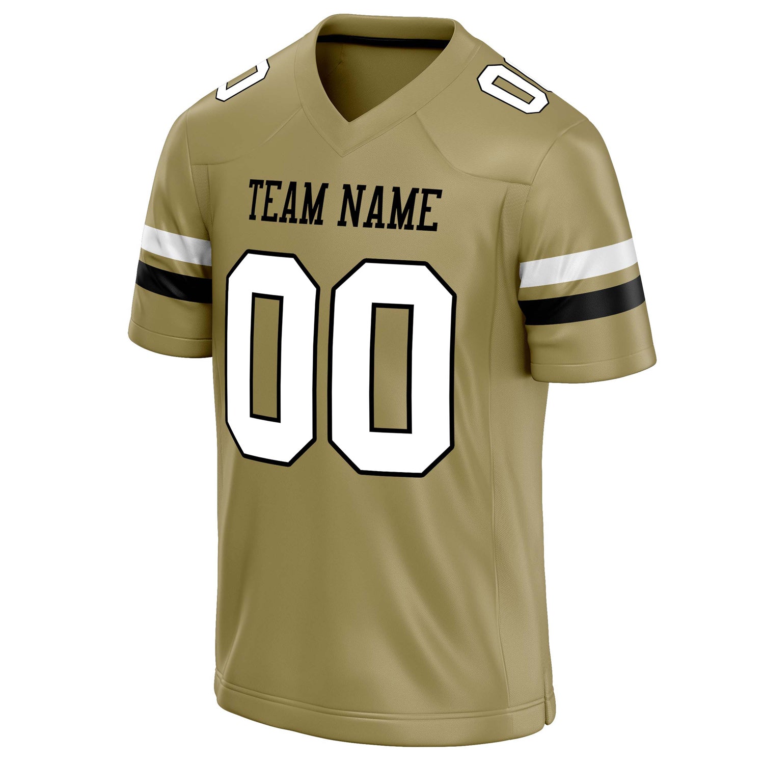 Personalized Vegas & Gold White Solid Colour Football Jersey