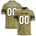 Personalized Vegas Gold White Solid Colour Football Jersey FT02240730VE535