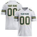 Personalized White Kelly Green Solid Colour Football Jersey FT02240730WH544