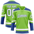 Personalized Neon & Green Royal Solid Colour Hockey Jersey