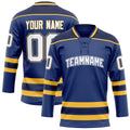 Personalized Royal & Gold Solid Colour Hockey Jersey