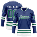 Personalized Royal & Kelly Green Solid Colour Hockey Jersey